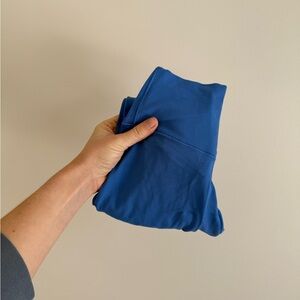 OFFLINE BY AERIE REAL ME CROSSOVER 7/8 LEGGING BLUE XS NWOT